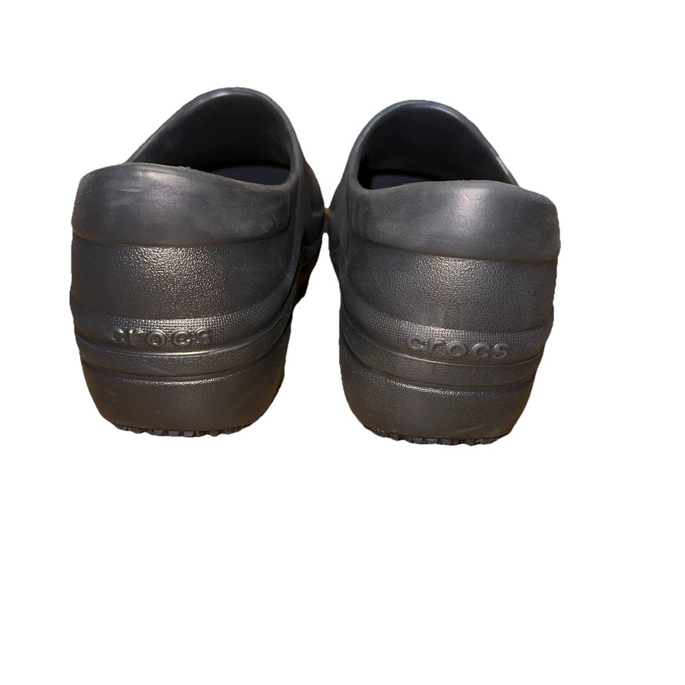 NWOT Crocs Neria Pro II Dual Comfort Black Work Clogs Slip Resistant Women 7 $50 - Picture 4 of 12